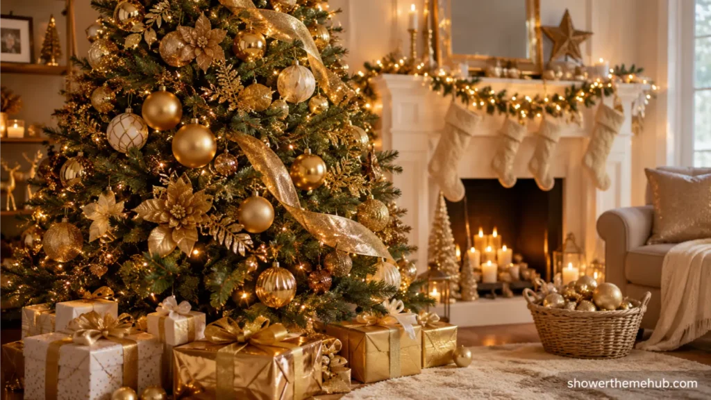 25+ Best Gold Christmas Tree Decorations for a Stunning Holiday Home