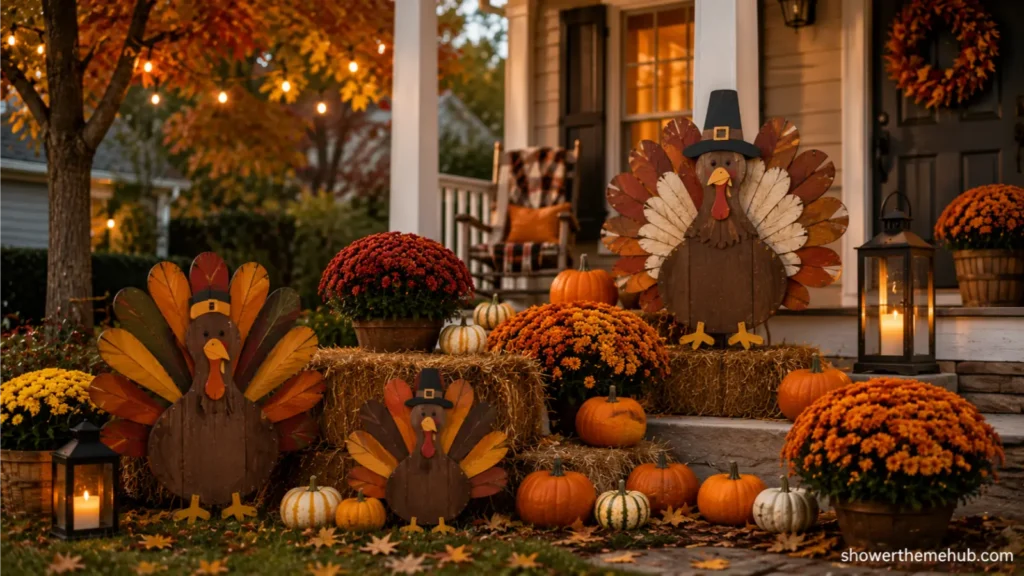 Outdoor Turkey Decorations