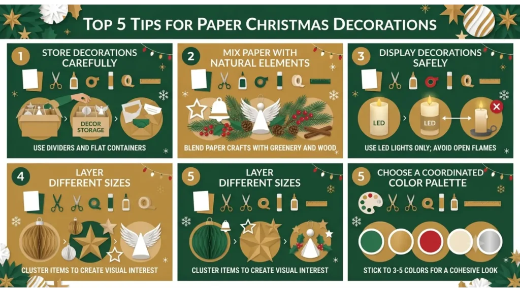 Top5 Tips for Paper Christmas Decorations