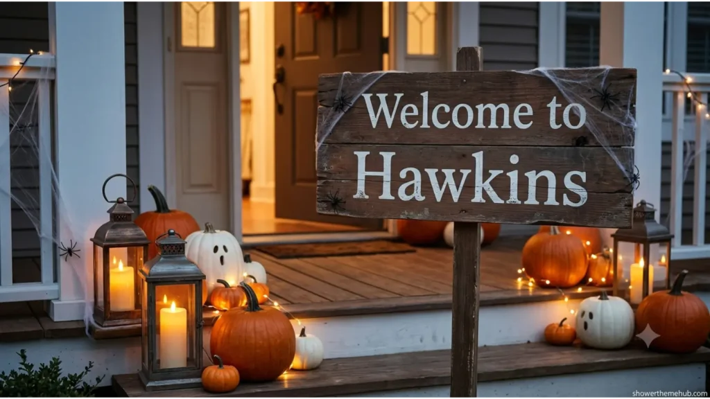 DIY Hawkins Welcome Sign