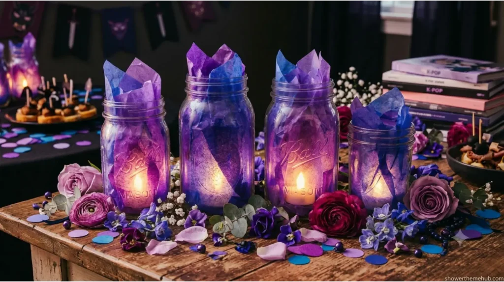 Budget-Friendly k pop demon hunters party decroations