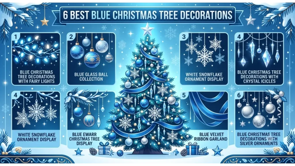 6 Best Blue Christmas Tree Decorations