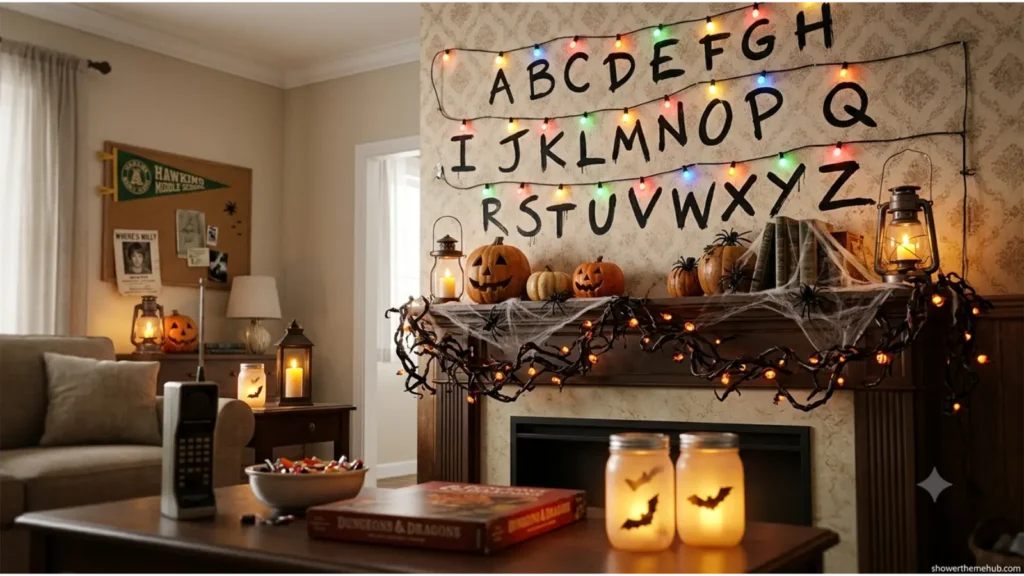 Indoor Stranger Things Halloween Decorations